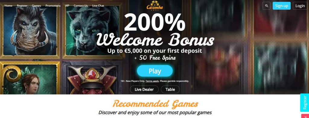 Casimba Main Page