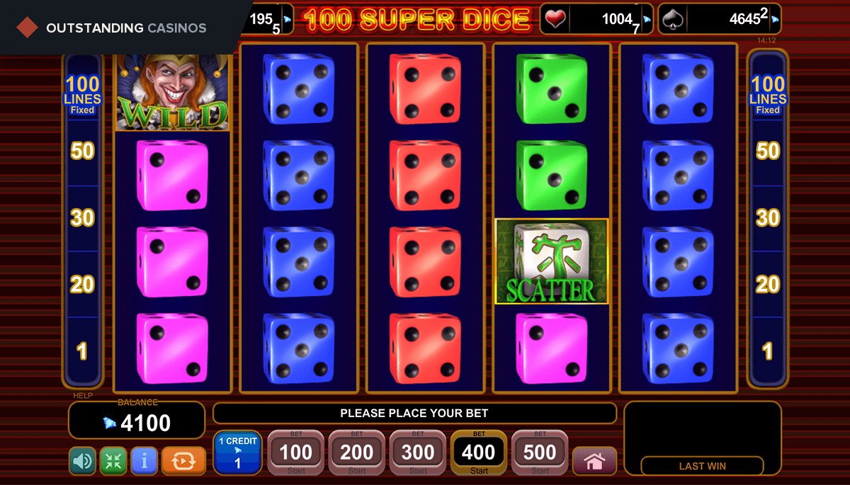 Play 100 Super Dice By EGT