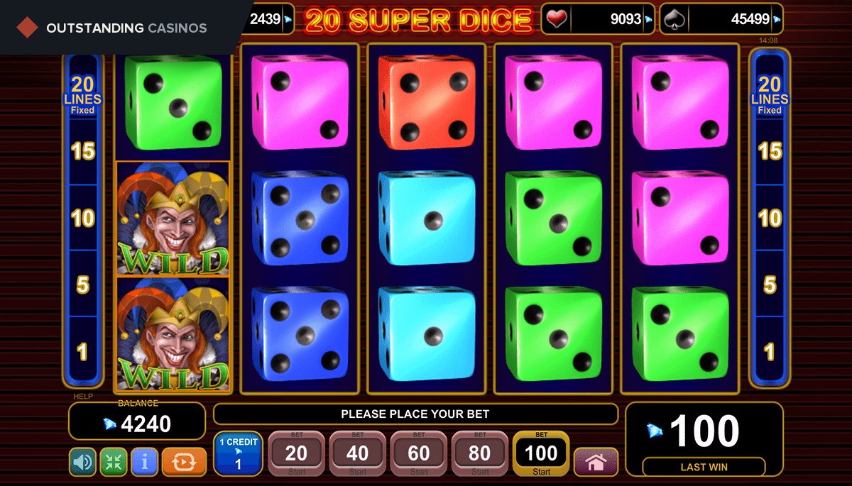 Play 20 Super Dice By EGT