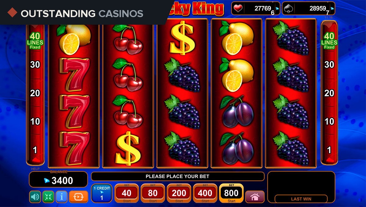 Play 40 Lucky King By EGT