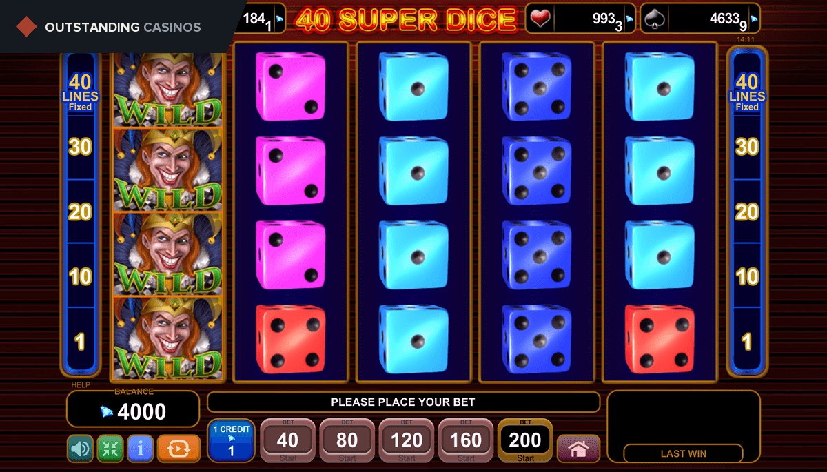 Play 40 Super Dice By EGT