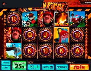 5-Reel Fire By MultiSlot