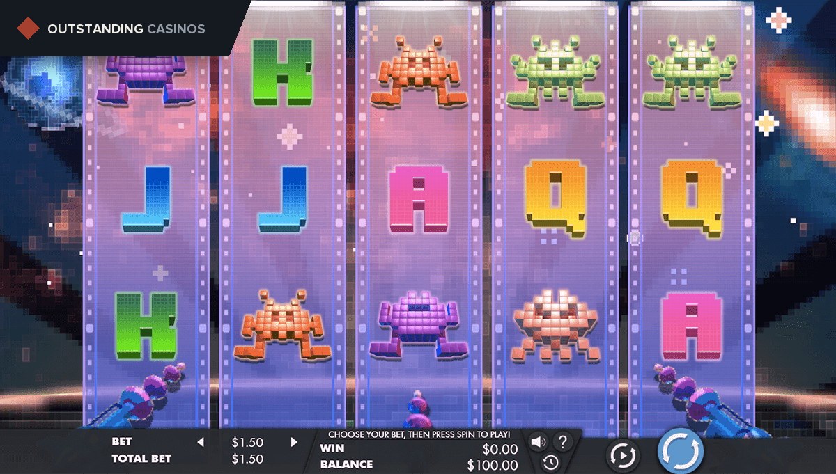 Play 8 Bit Intruders By Genesis Gaming