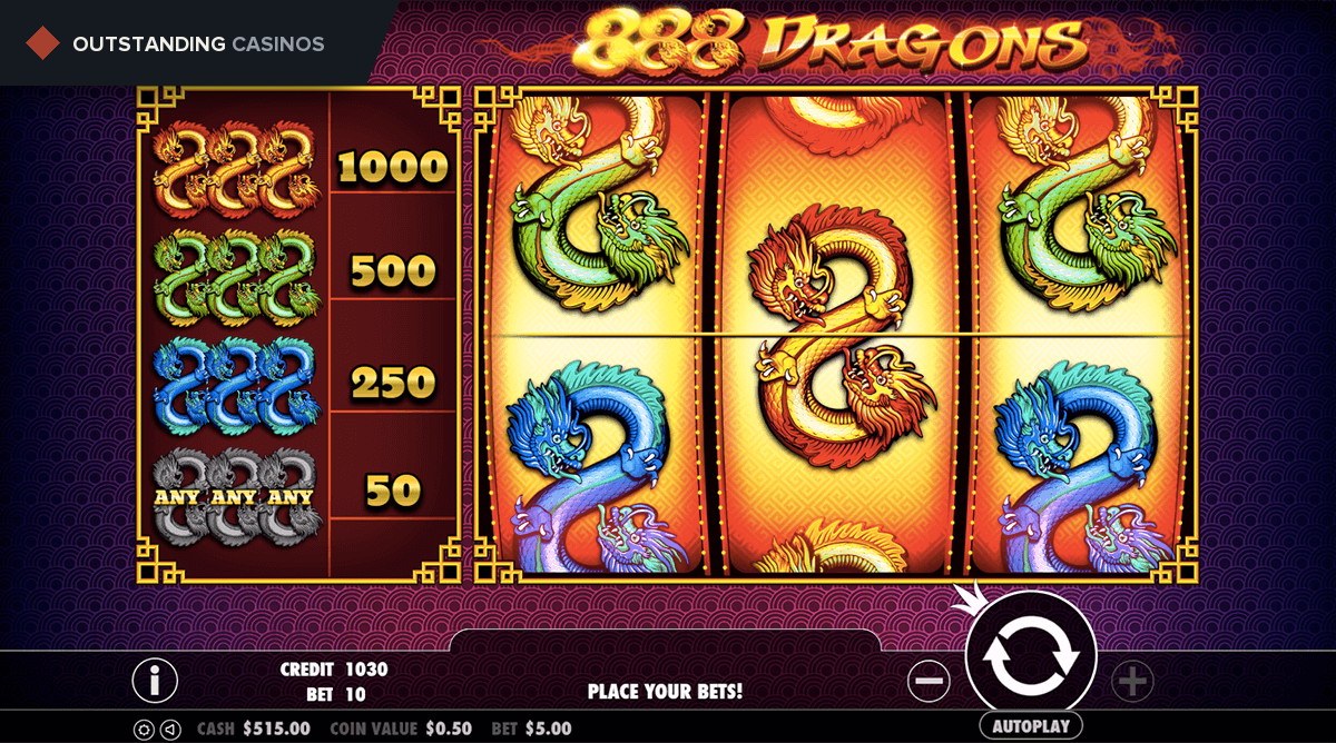 Play 888 Dragons Slot Online Review