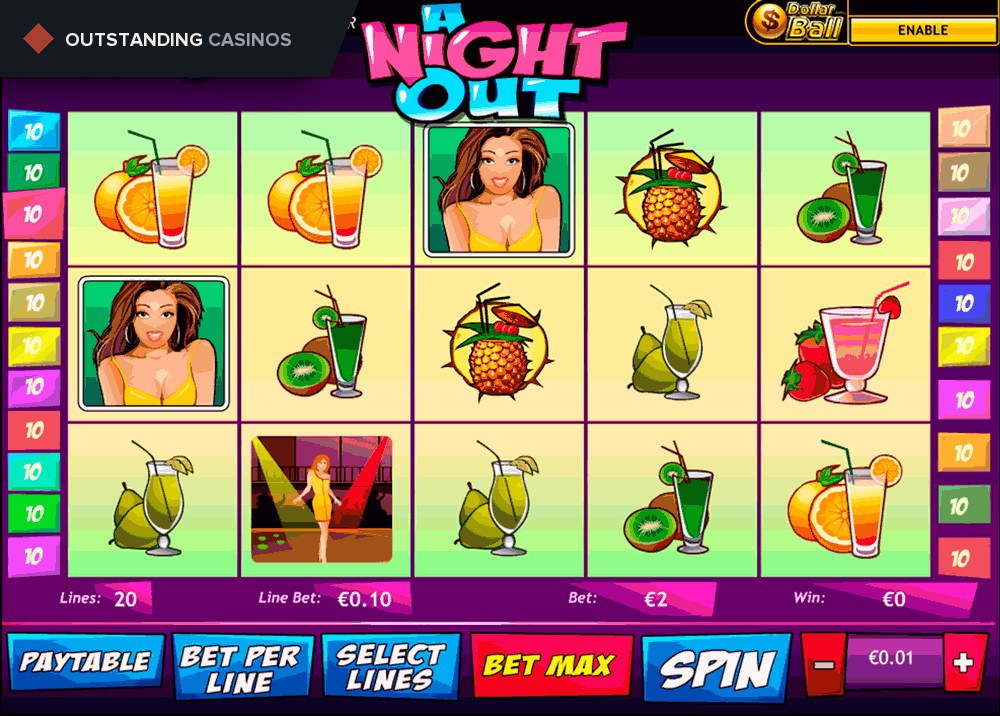 Play A Night Out By PlayTech
