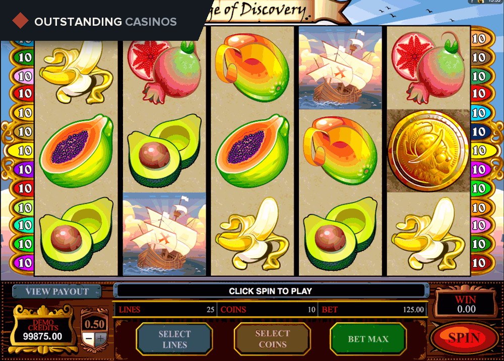 Play Age of Discovery by Microgaming