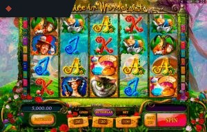 Alice in Wonderslots By Playson