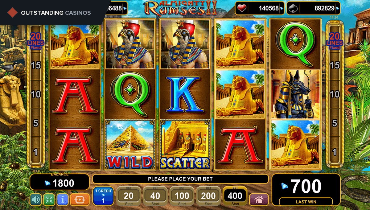 Play Almighty Ramses 2 By EGT