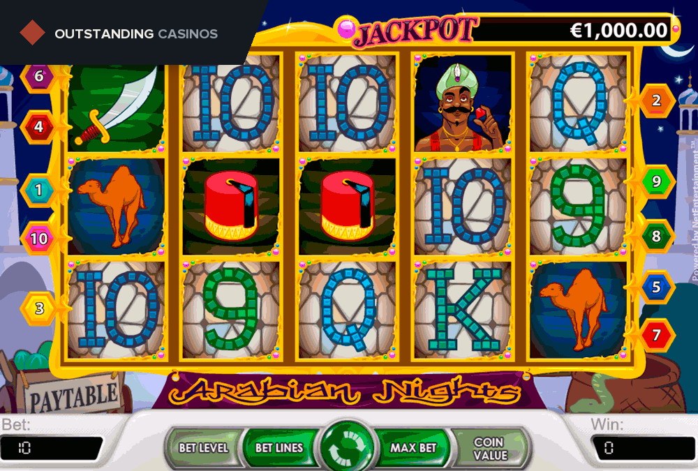 Play Arabian Nights By NetEnt