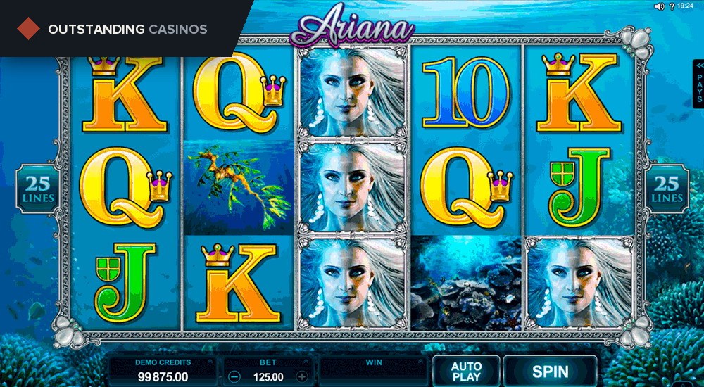 Play Ariana by Microgaming