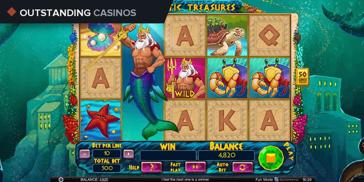 Play Atlantic Treasures By Spinomenal