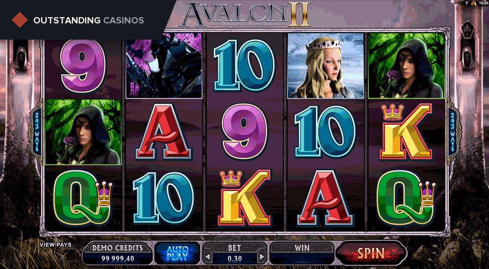 Play Avalon II by Microgaming