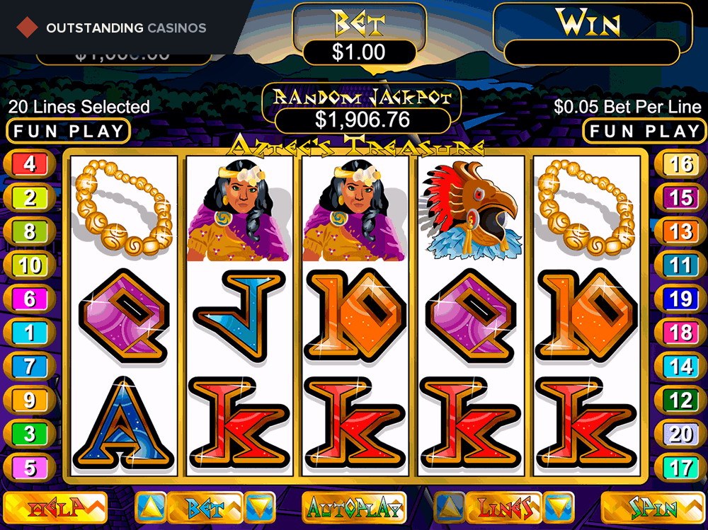 Play Aztec’s Treasure By RTG