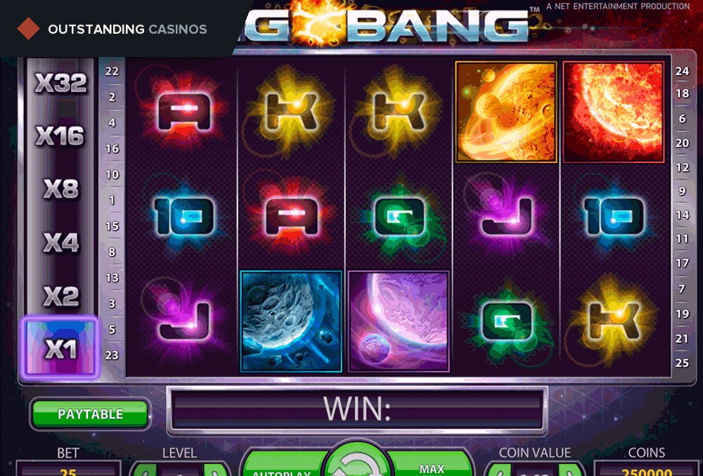 Play Big Bang By NetEnt