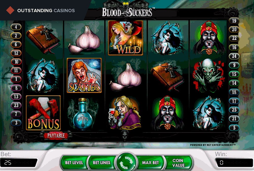 Play Blood Suckers By NetEnt