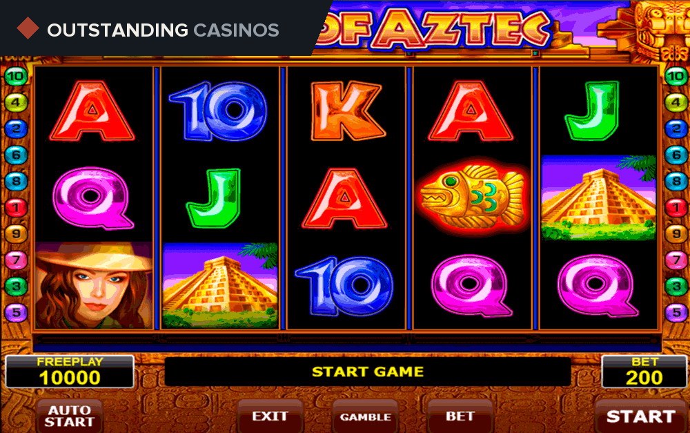 Play Book of Aztec By Amatic Info