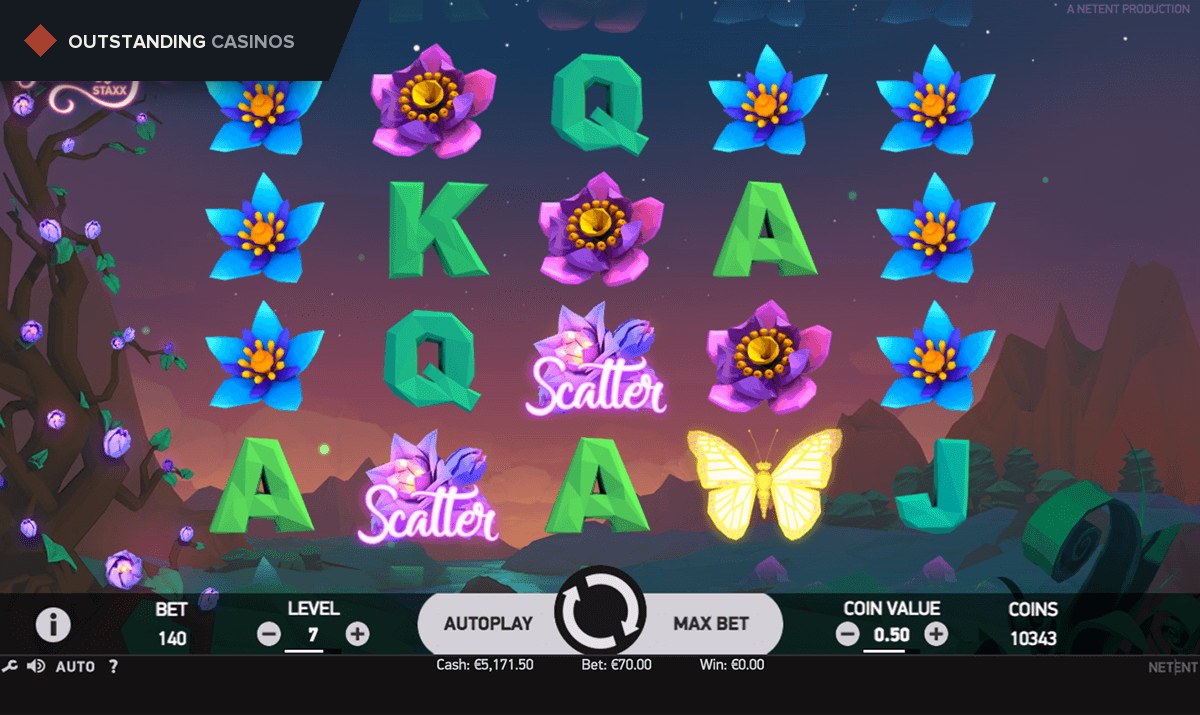 Play Butterfly Staxx By NetEnt
