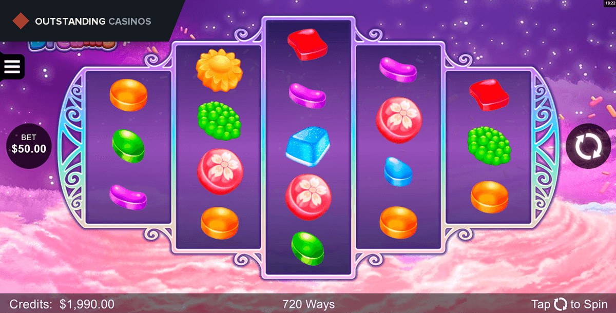 Play Candy Dreams by Microgaming