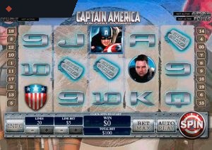Captain America By PlayTech