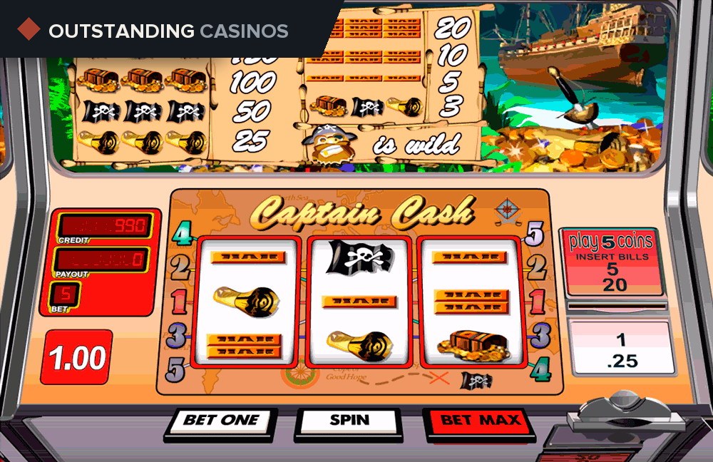 Play Captain Cash By BetSoft