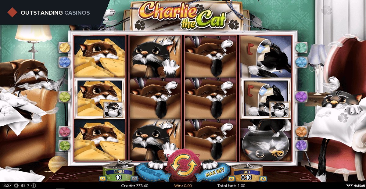 Play Charlie the Cat By Wazdan