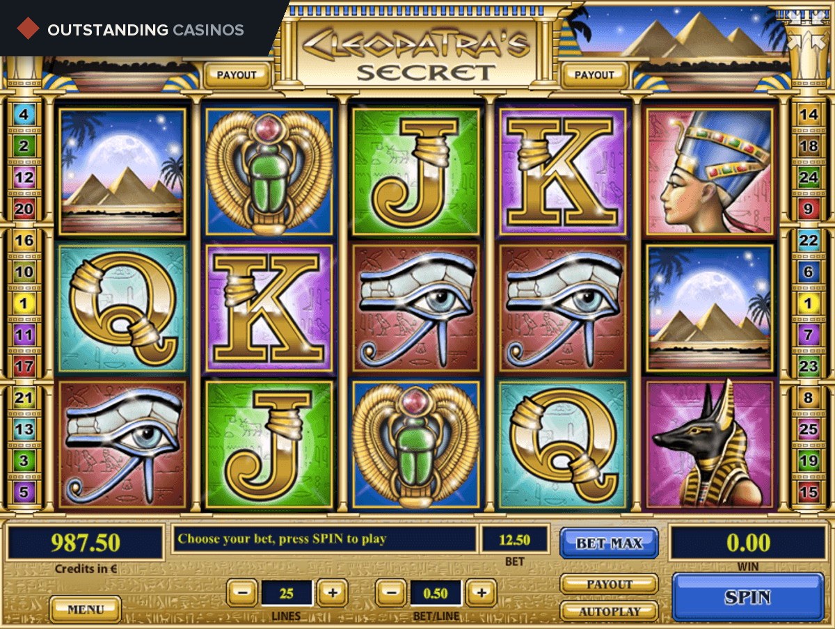 Play Cleopatra’s Secret By Tom Horn