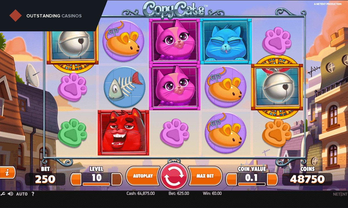 Play Copy Cats By NetEnt