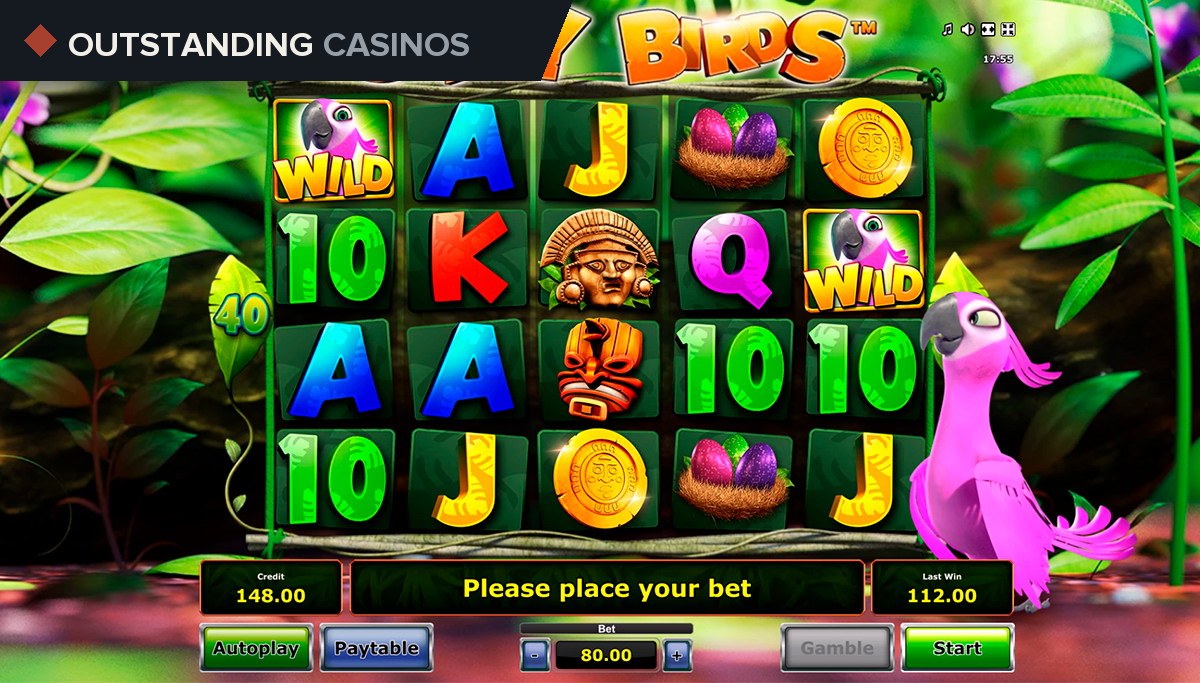 Play Crazy Birds By Novomatic Info