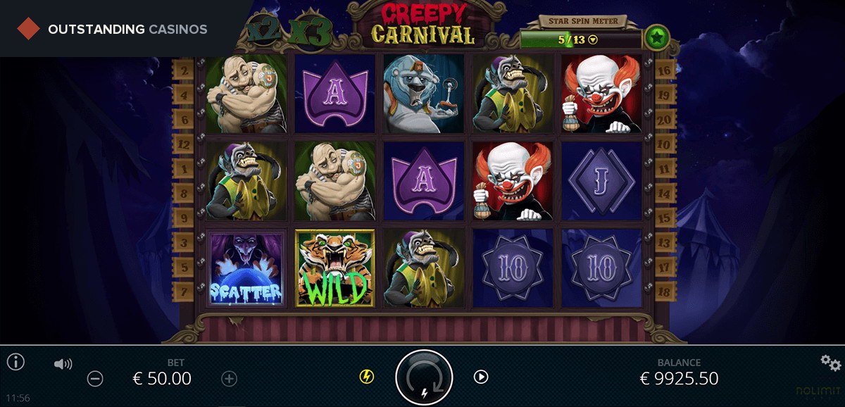 Play Creepy Carnival by Nolimit City