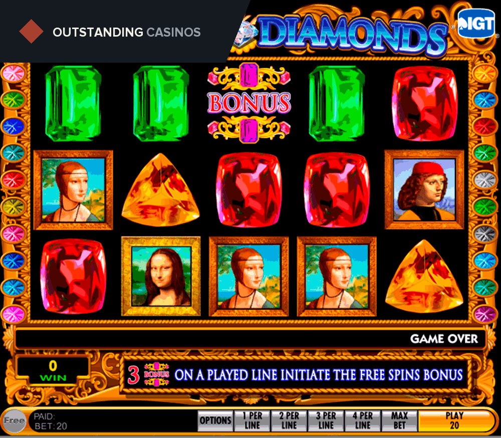 Play Da Vinci Diamonds By IGT