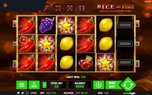 Dice on Fire By Stake Logic