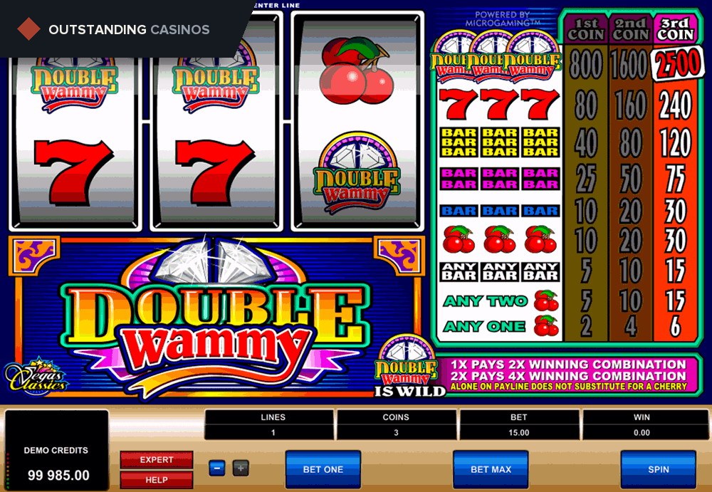 Play Double Wammy by Microgaming