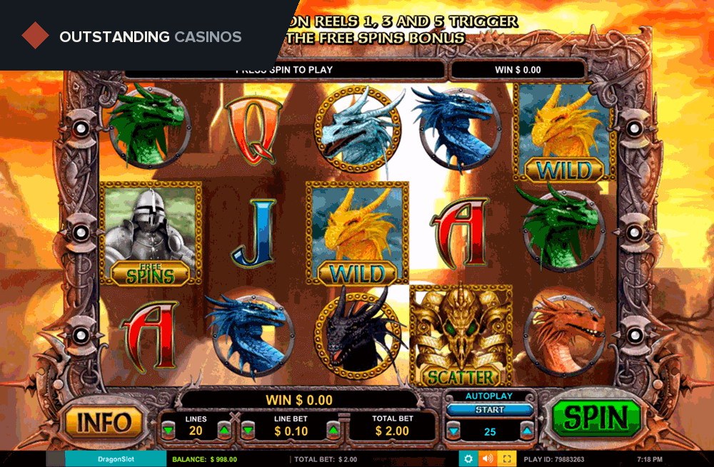 Play Dragon Slot By Leander
