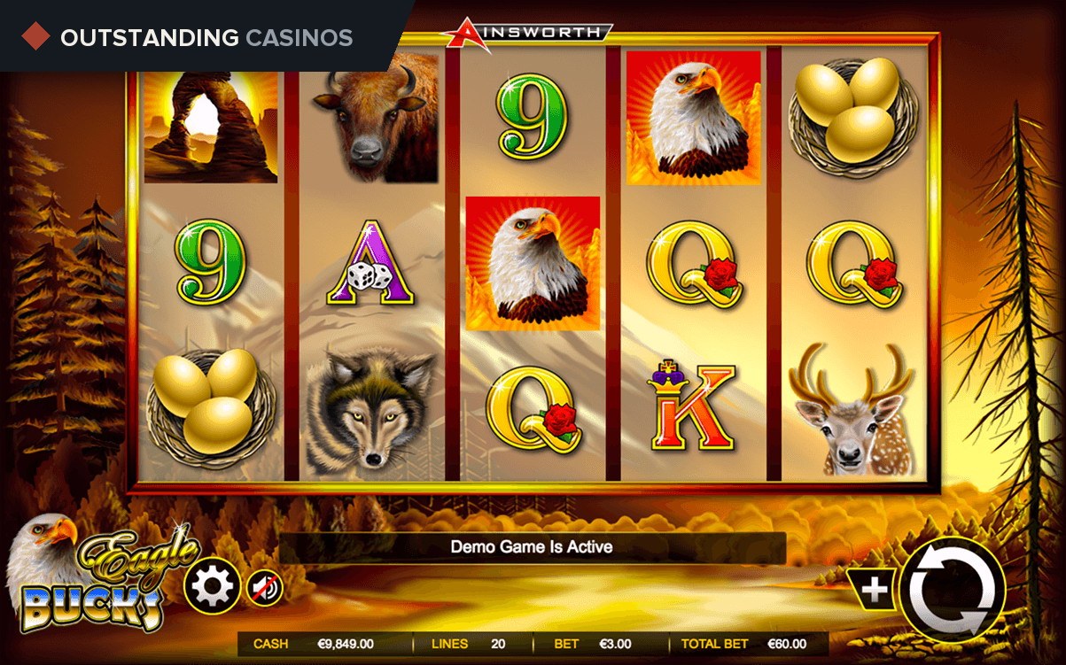 Play Eagle Bucks Slot Machine by Ainsworth For Free