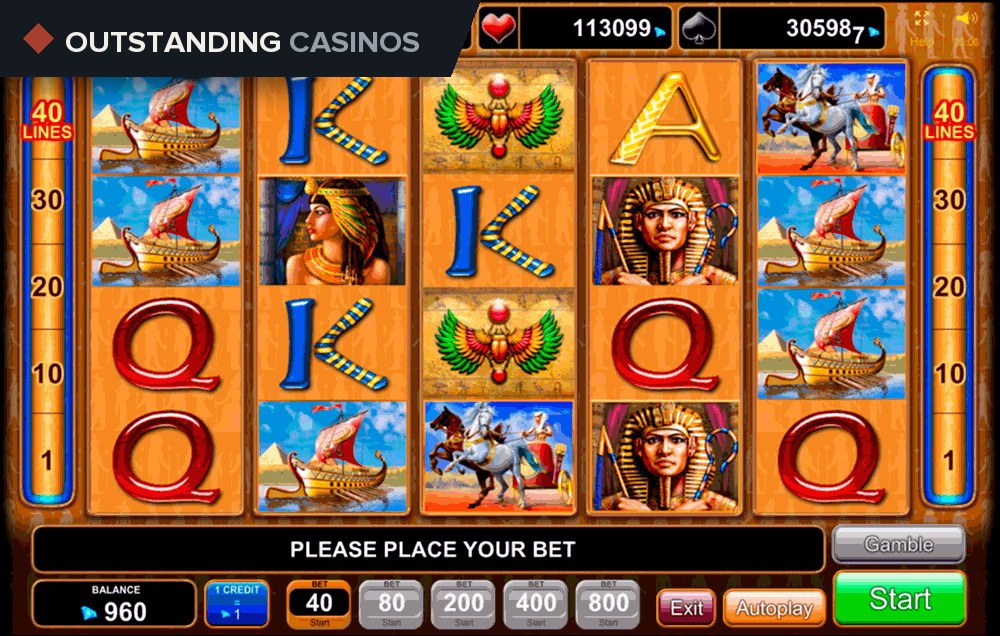 Play Egypt Sky Slot Online by EGT