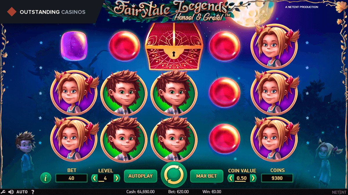 Play Fairytale Legends Hansel and Gretel By NetEnt