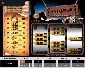 Fandango’s 3 Reels By Pragmatic Play Info