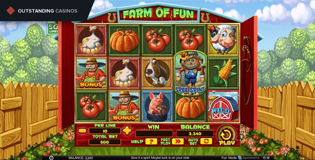 Play Farm Of Fun By Spinomenal