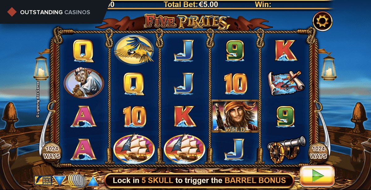 Play Five Pirates By Lightning Box