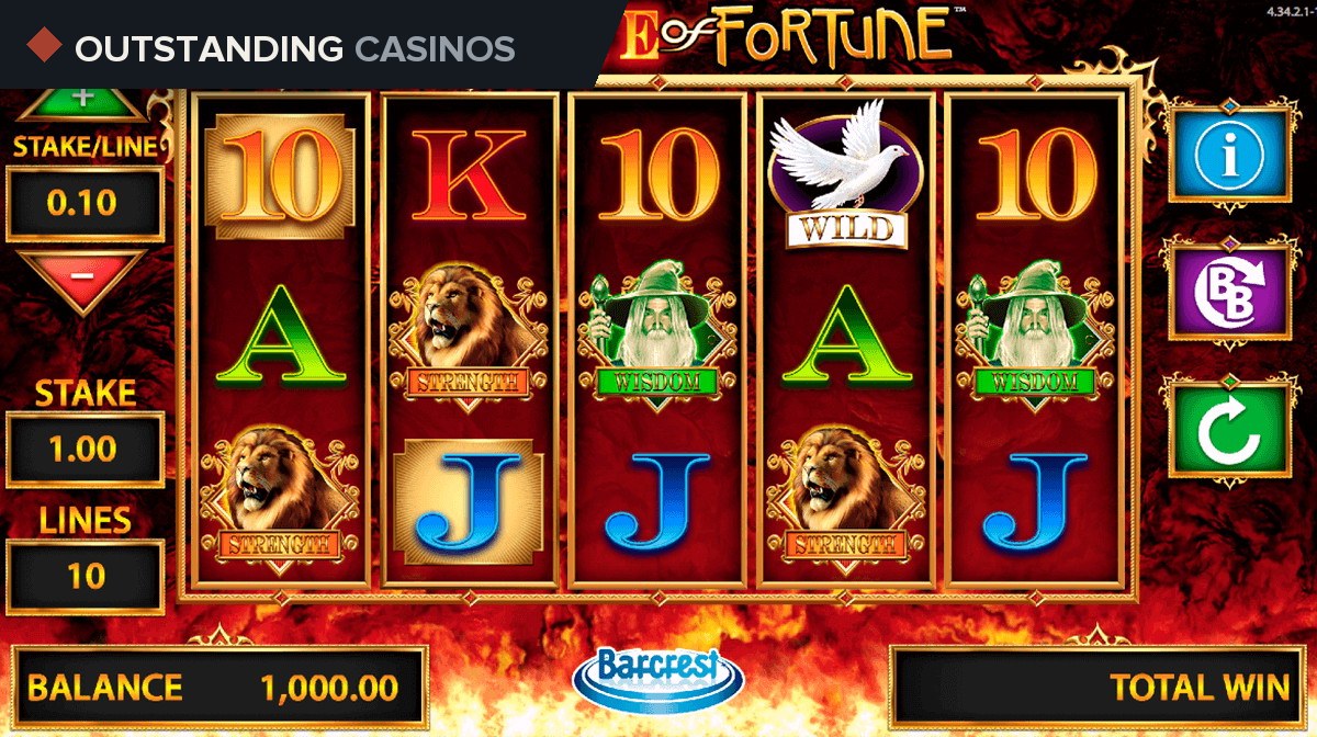 Play Flame of Fortune By Barcrest Info