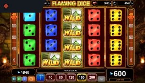 Flaming Dice By EGT