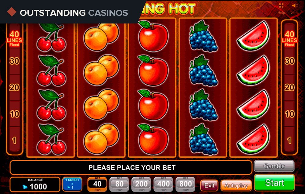 Play Flaming Hot By EGT
