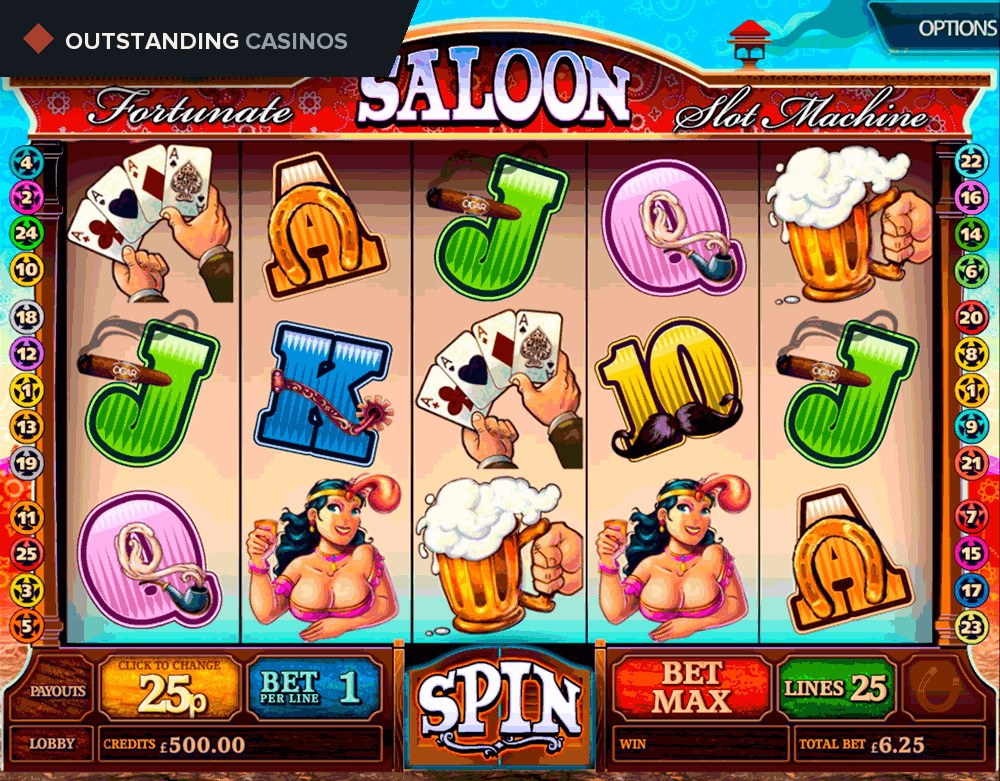 Play Fortunate Saloon By MultiSlot