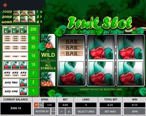 Fruit Slot 3 Reels By Pragmatic Play Info