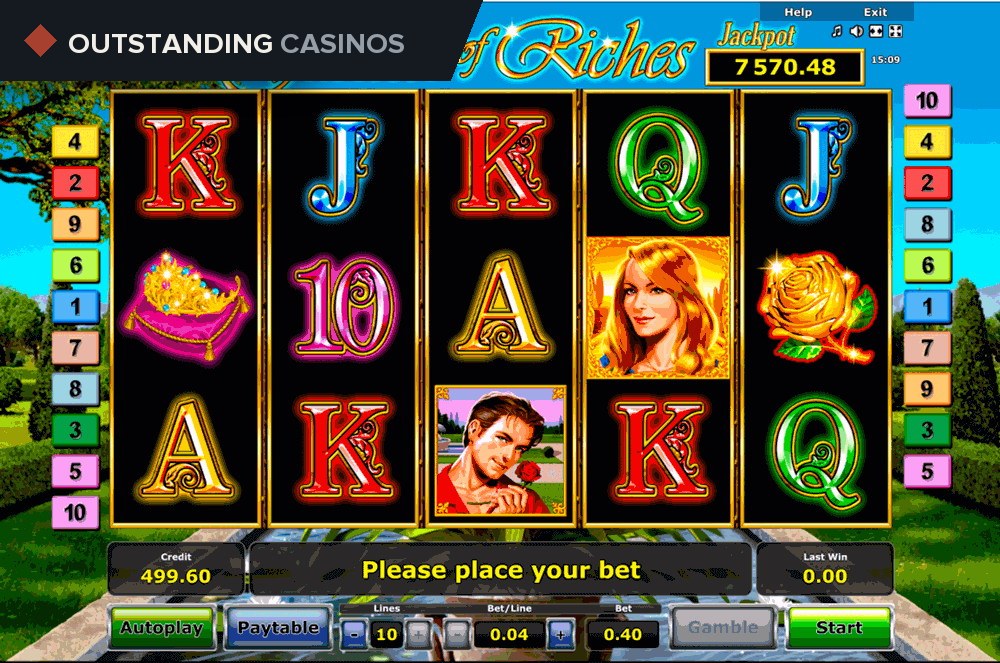 Play Garden of Riches By Novomatic Info