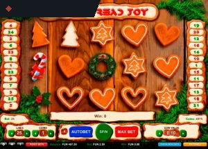 Gingerbread Joy By 1X2gaming