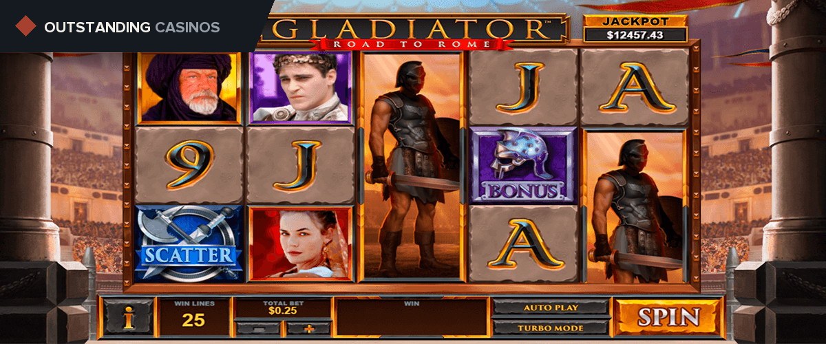 Play Gladiator Road to Rome By PlayTech