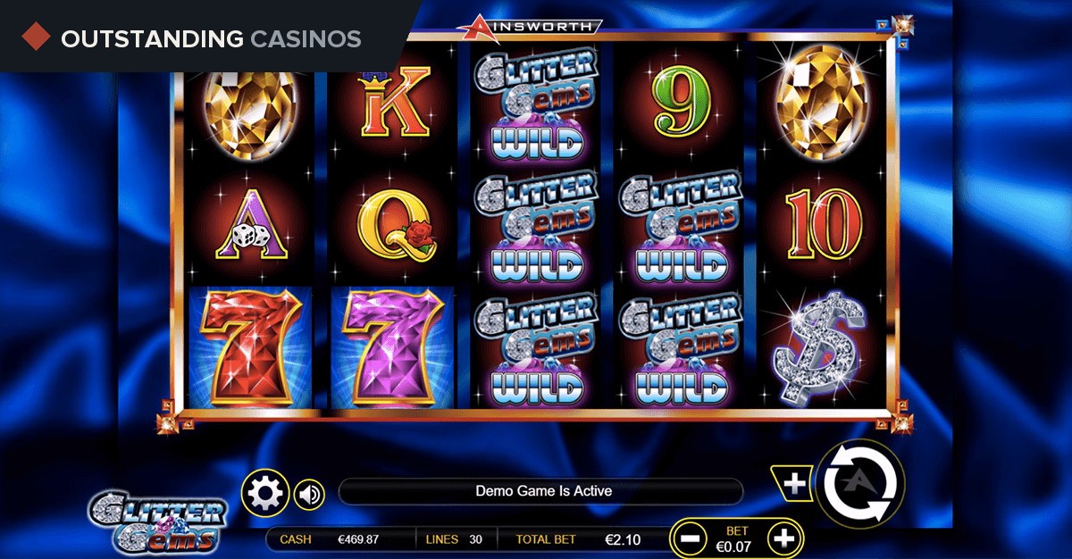 Play Glitter Gems By Ainsworth