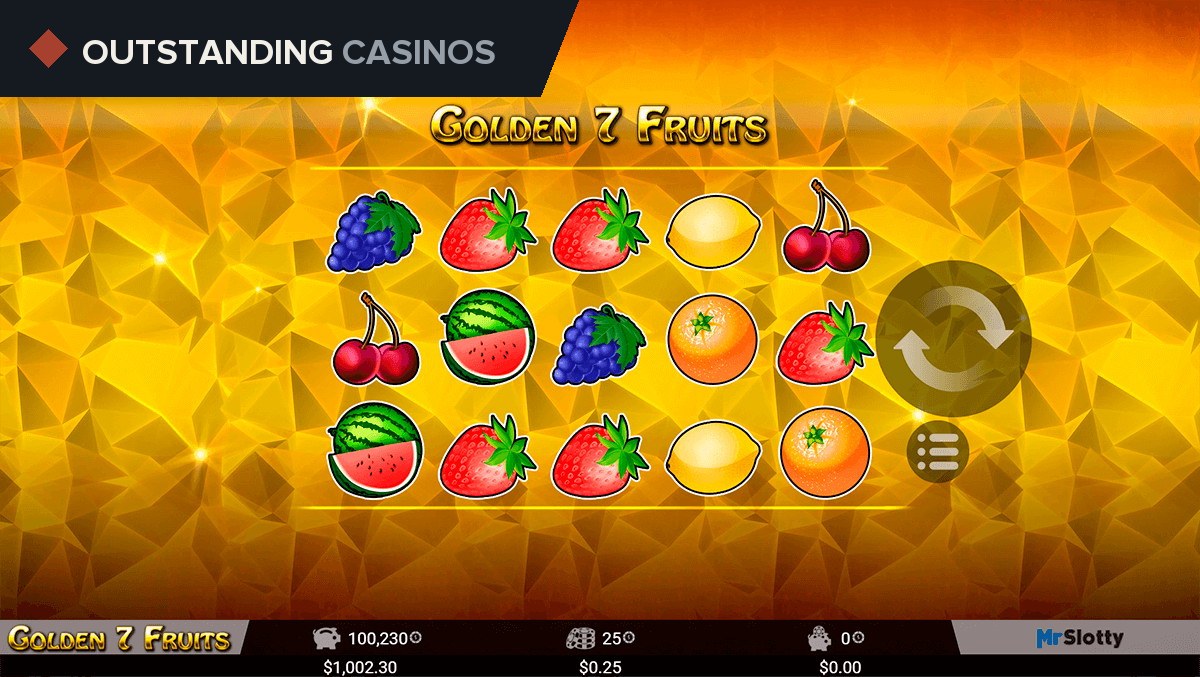 Play Golden 7 Fruits By MrSlotty