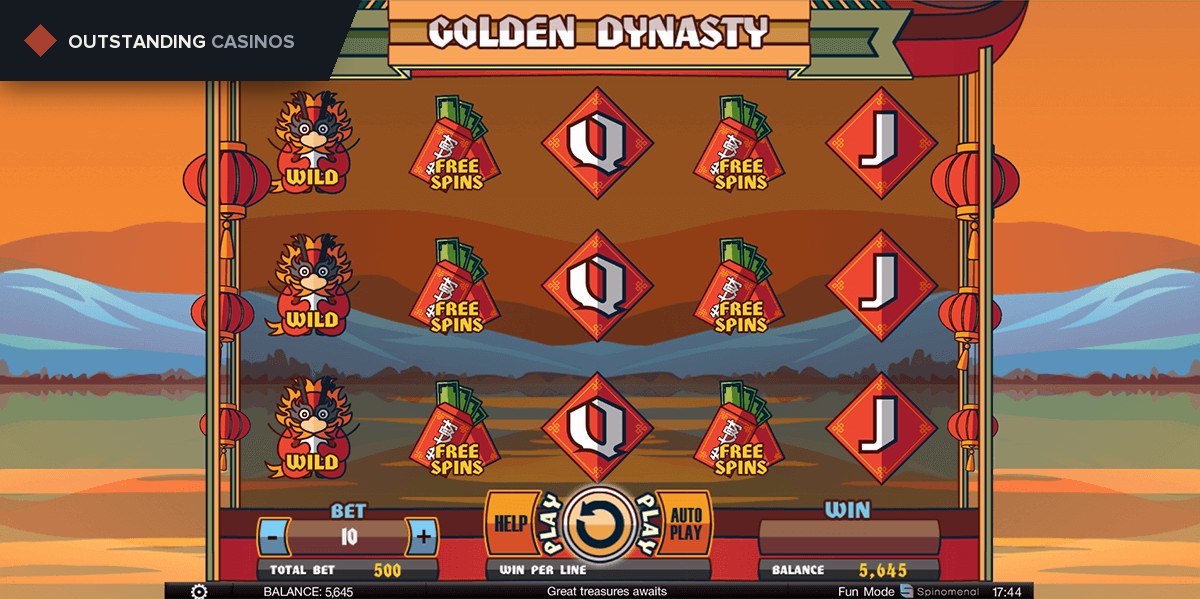 Play Golden Dynasty By Spinomenal